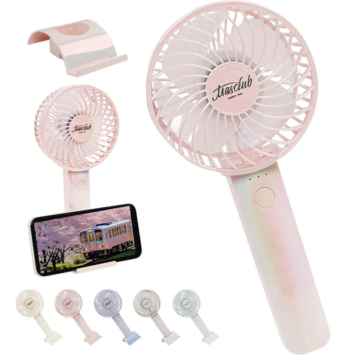 KOZUMUWAN ハンディファン 大風量 静音 2WAY (手持ち 卓上) Type-C対応 ポータブル 小型 軽量 強力 冷却携帯扇風機 手持ち扇風機 扇風機 卓上扇風機 USB充電 瞬間冷却 クーラー機能 長時間稼働 暑さ対策グッズ 花火大会 スポーツ観戦 オフィス アウトドア オーロラピンク