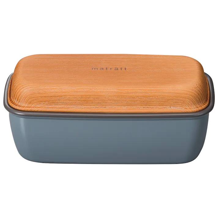 お弁当箱 1段【matratt(モースレ) 長角エマリエランチ】かわいいランチボックス アースカラー おしゃれ 大人用 小学生 女の子 女性 女子 レンジ対応 食洗機対応 日本製【正和】/スモーク #4930689274088