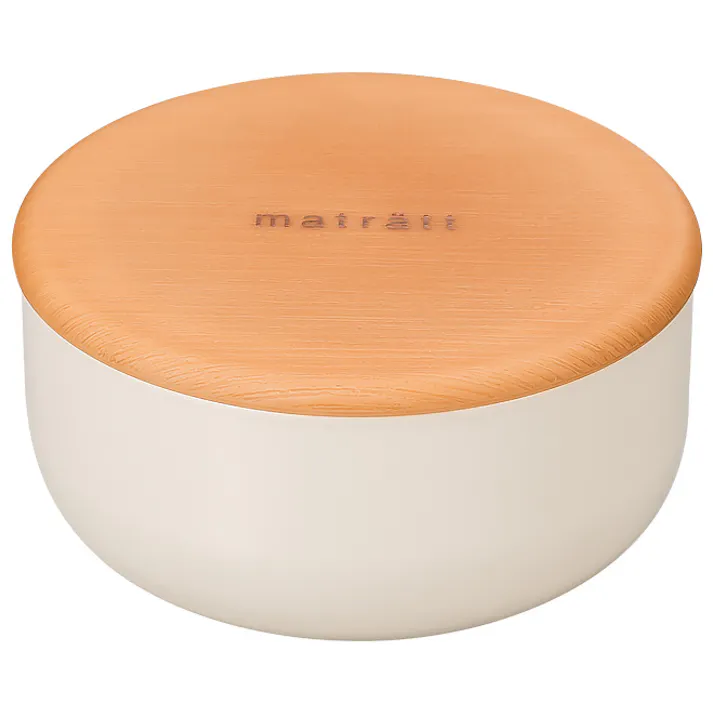 お弁当箱 おかず フルーツ【matratt(モースレ) 丸サイドケース(S)】かわいいランチボックス アースカラー おしゃれ 大人用 小学生 女の子 女性 女子 レンジ対応 食洗機対応 日本製【正和】/アイボリー #4930689274033