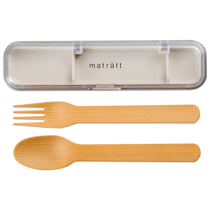 携帯フォーク スプーン お弁当【matratt(モースレ) 木目調カトラリーセット NT】かわいいランチボックス おしゃれ 大人用 小学生 女の子 女性 女子 日本製【正和】 #4930689274330