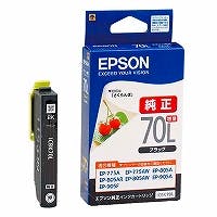 ICBK70L カラリオプリンター用 インクカートリッジ(ブラック増量) インクカートリッジ・インクリボン ICBK70L カラリオプリンター用 インクカートリッジ(ブラック増量) インクカートリッジ・インクリボン
