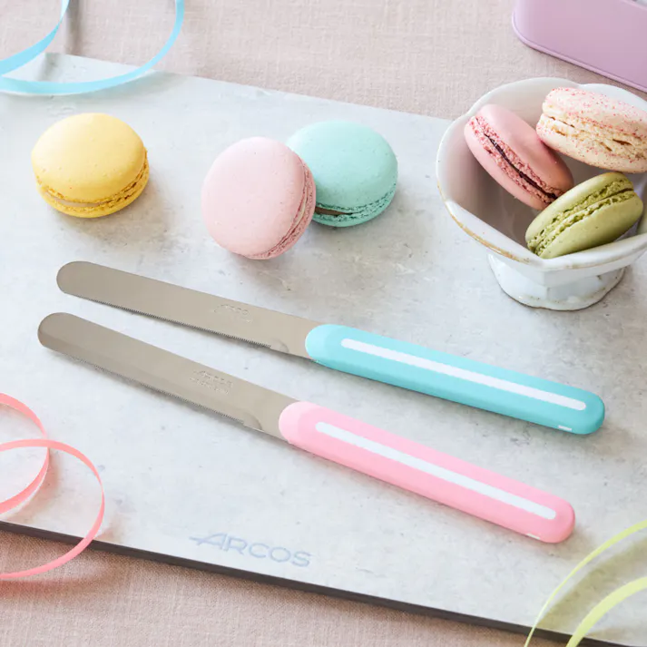 アルコス テーブルナイフ 10cm ARCOS メール便【ミニ ブレッドナイフ バターナイフ 果物ナイフ 卓上ナイフ アルコスナイフ アウトドア 調理器具 スペイン製 食洗機対応】ちょこっとキャップ/ブラック付 ストロベリー