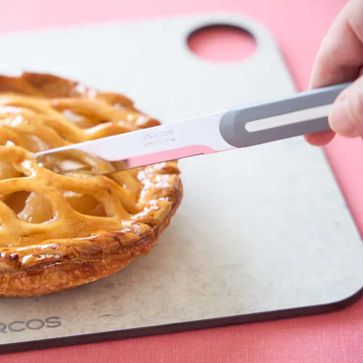 アルコス テーブルナイフ 10cm ARCOS メール便【ミニ ブレッドナイフ バターナイフ 果物ナイフ 卓上ナイフ アルコスナイフ アウトドア 調理器具 スペイン製 食洗機対応】ちょこっとキャップ/ブラック付 パール