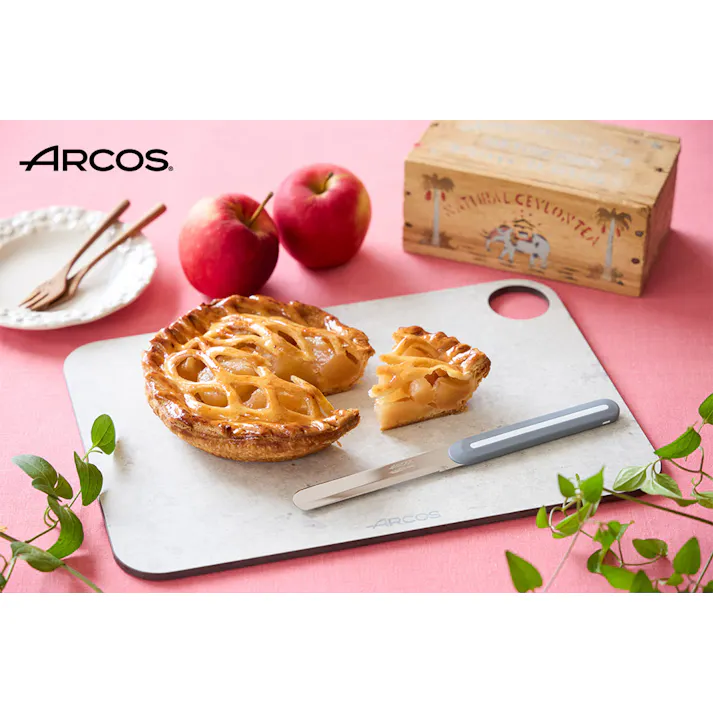 アルコス テーブルナイフ 10cm ARCOS【ミニ ブレッドナイフ バターナイフ 果物ナイフ 卓上ナイフ アルコスナイフ アウトドア 調理器具 スペイン製 食洗機対応】ちょこっとキャップ/グレー付 クールグレー