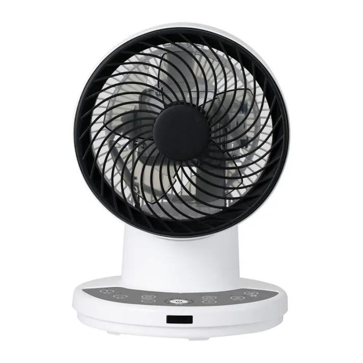 サーキュレーター DCモーター 分解して洗える 上下左右首振り 衣類乾燥 リズム おやすみ モード 入切タイマー 15cm 5枚羽根 リモコン付き 18畳 DCファン DC扇風機 DCサーキュレーター 空気循環 送風 省エネ CNET シィー・ネット CCDS313WH ホワイト