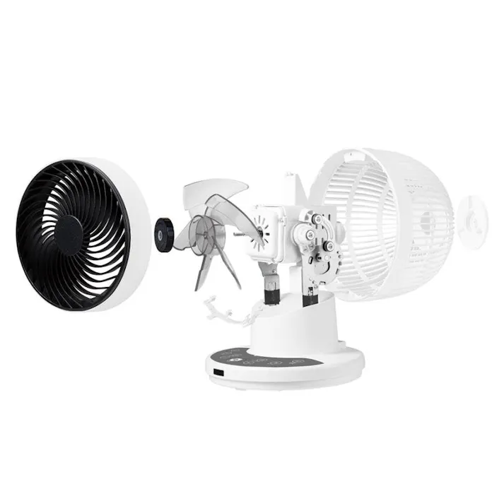 サーキュレーター DCモーター 分解して洗える 上下左右首振り 衣類乾燥 リズム おやすみ モード 入切タイマー 15cm 5枚羽根 リモコン付き 18畳 DCファン DC扇風機 DCサーキュレーター 空気循環 送風 省エネ CNET シィー・ネット CCDS313WH ホワイト