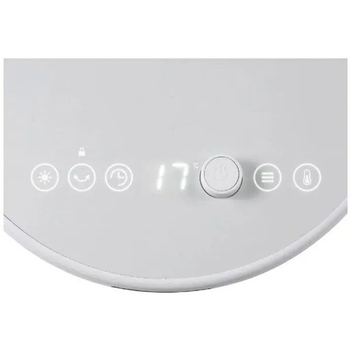 扇風機 リビング DCモーター 温度センサー ハイポジション扇風機 35cm 7枚羽根 リモコン 高さ調節 首振り チャイルドロック タイマー リビング扇風機 リビングファン DCモーター扇風機 据え置き 省エネ 節電 CNET シィー・ネット CFDH407WH ホワイト