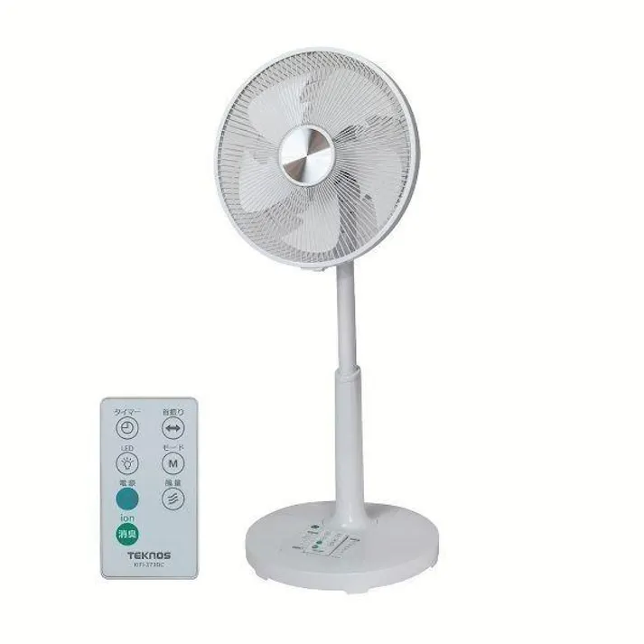 TEKNOS DCモーター扇風機 フルリモコン イオン付き KIFI-373DC