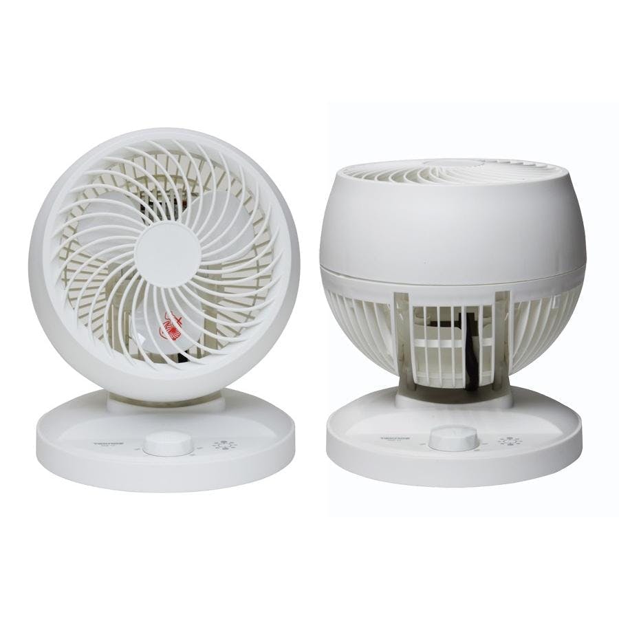 サーキュレーター 卓上 風量3段階 15cm 3枚羽根 メカ式 小型