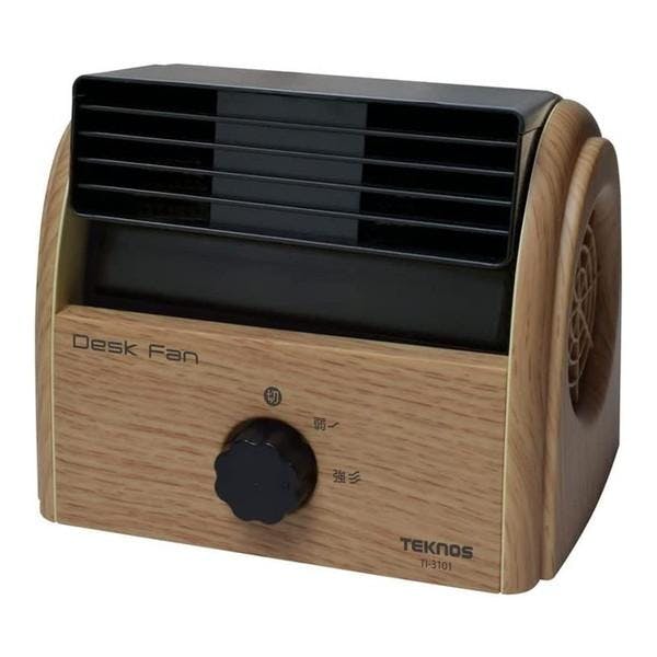 TEKNOS デスクファン ナチュラルブラウン TI-3101 扇風機・関連用品 TEKNOS デスクファン ナチュラルブラウン TI-3101 扇風機・関連用品