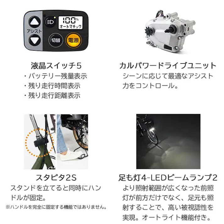 Panasonic(パナソニック)ビビ・DX マットモスグリーン 26インチ BE-FD633G 2025年モデル 電動アシスト自転車