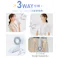 CICIBELLA シシベラ 3way ハンディファン \2025夏新商品/ 熱中症対策 猛暑対策 扇風機 超静音 卓上扇風機 小型扇風機 usb 吊り下げ 携帯扇風機 持ち運び便利 / パールレース(e14-58592)
