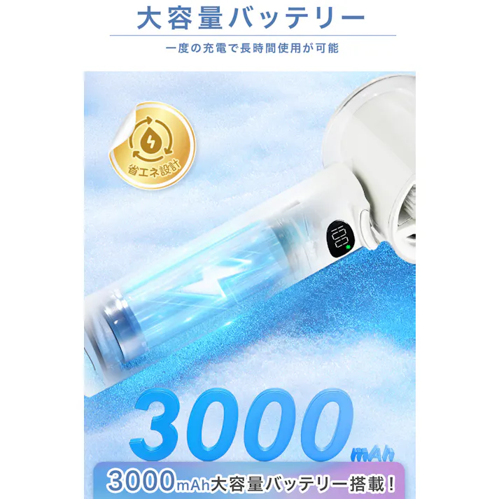 CICIBELLA シシベラ ハンディファン 高速冷却プレート付き\2025夏新商品/ 熱中症対策 猛暑対策 100段階 大風量 超軽量 強力冷却プレート搭載 ペルチェ付きミニ扇風機 卓上 小型 携帯 充電 Type-C対応 手持ち 長時間 / スノーグレー(e9-58578)