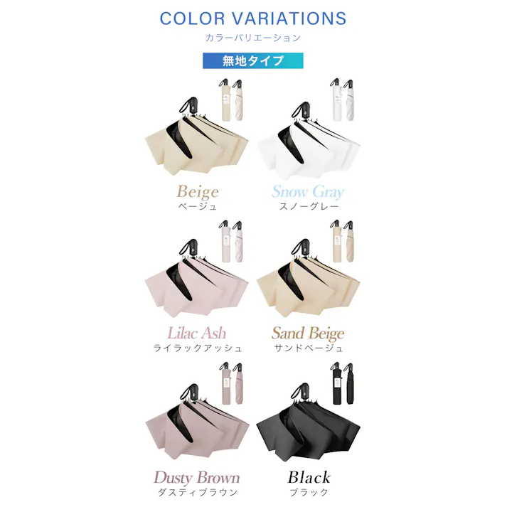 日傘 ワンタッチ 折りたたみ傘 軽量 遮光 UVカット 完全遮光 晴雨兼用 / ワンタッチ フリル ライラックアッシュ(k11-58820) CICIBELLA シシベラ