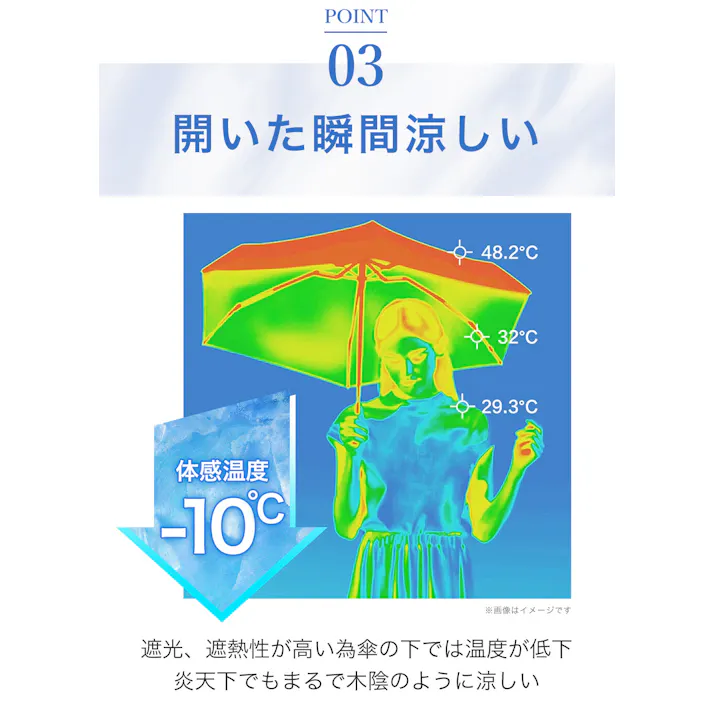 日傘 ワンタッチ 折りたたみ傘 軽量 遮光 UVカット 完全遮光 晴雨兼用 / ワンタッチ バイカラー ベージュ×スノーグレー(k9-58769) CICIBELLA シシベラ