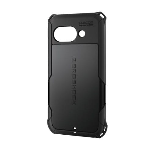 Google Pixel 9a ZEROSHOCK ケース ブラック スマートフォンアクセサリ Google Pixel 9a ZEROSHOCK ケース ブラック スマートフォンアクセサリ
