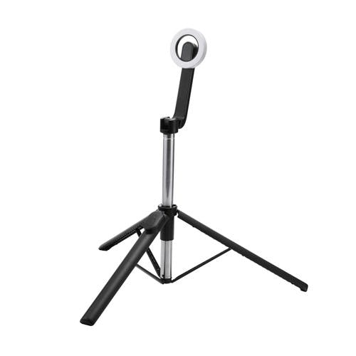 三脚自撮リ棒 マグネット スマホスタンド 最大1400mm 360度回転 ブラック スマートフォンアクセサリ 三脚自撮リ棒 マグネット スマホスタンド 最大1400mm 360度回転 ブラック スマートフォンアクセサリ