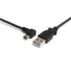 USBケーブル/A - Mini-B/91cm/USB 2.0/左L型/オス・オス/BK パソコン・周辺機器 USBケーブル/A - Mini-B/91cm/USB 2.0/左L型/オス・オス/BK パソコン・周辺機器