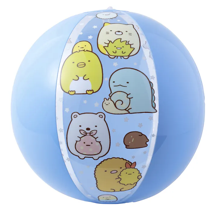 【すみっコぐらし ビーチボール】 キャラクター ビーチ 海 プール グッズ 水遊び おもちゃ 子供 大人 男子 女子 #4902923156108 イガラシ