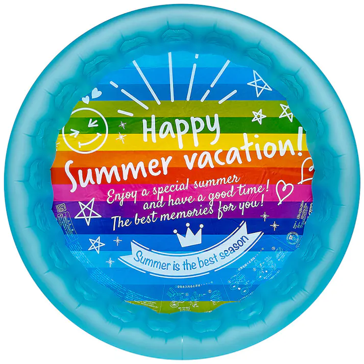 【ビニールプール レインボープール 120cm】 ビーチ 海 プール グッズ 水遊び 幼児 子供 男子 大人 女子 #4970134210605 イガラシ