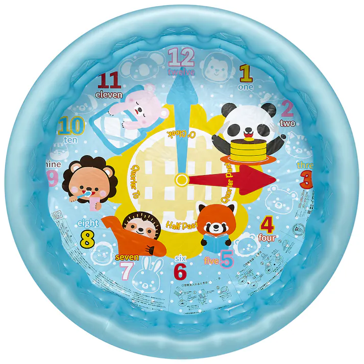 【ビニールプール とけいプール 100cm】 ビーチ 海 プール グッズ 水遊び 幼児 子供 男子 大人 女子 #4970134310404 イガラシ