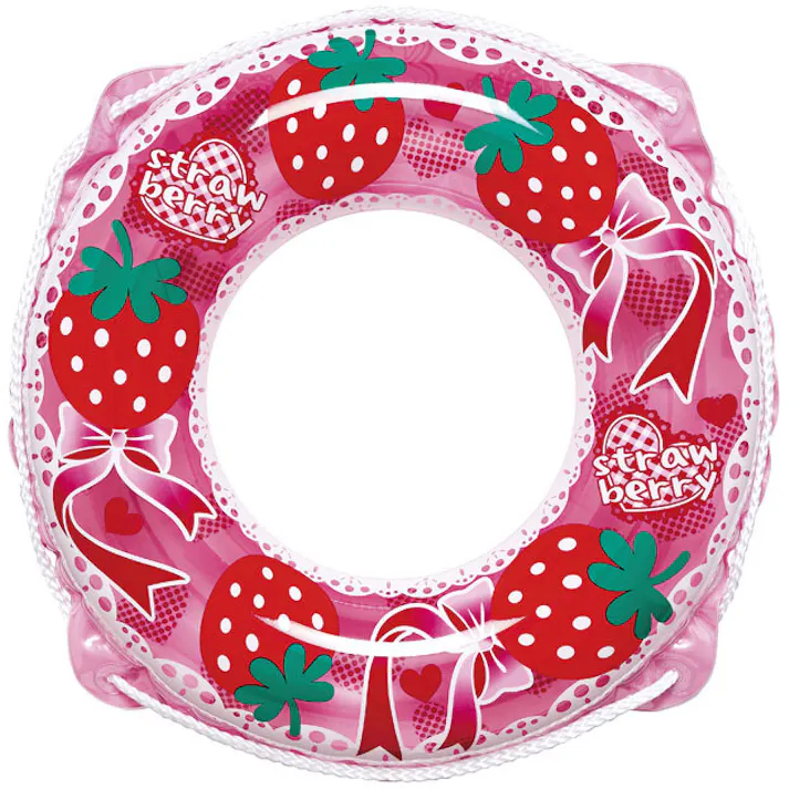 【お子様用 ウキワ 浮き輪 うきわ ストロベリー ウキワ 浮き輪 うきわ50cm】 ビーチ 海 プール グッズ 水遊び 幼児 子供 男子 大人 女子 #4970134320120 イガラシ