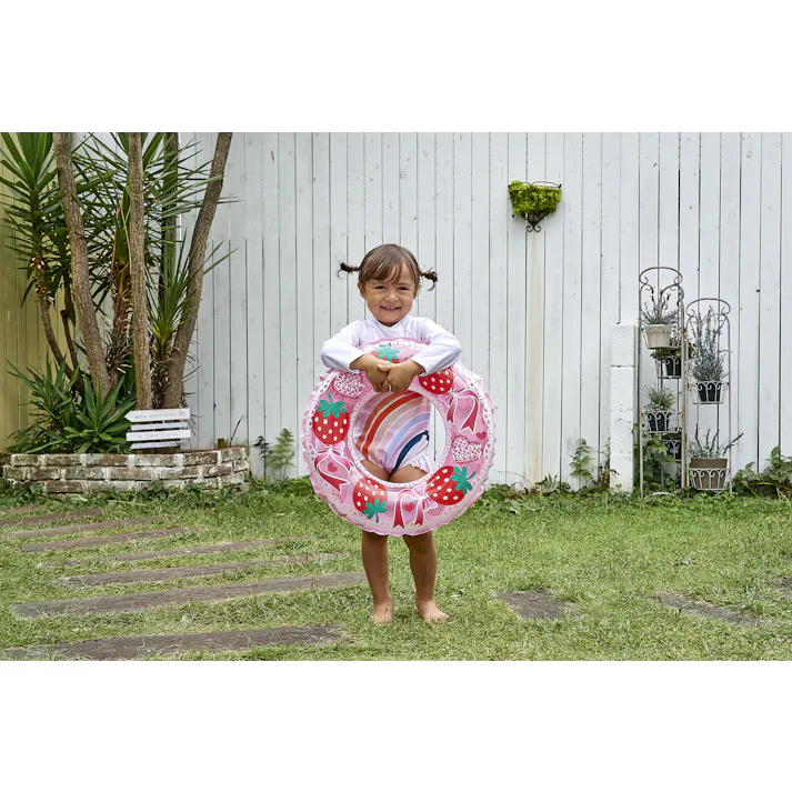 【お子様用 ウキワ 浮き輪 うきわ ストロベリー ウキワ 浮き輪 うきわ50cm】 ビーチ 海 プール グッズ 水遊び 幼児 子供 男子 大人 女子 #4970134320120 イガラシ