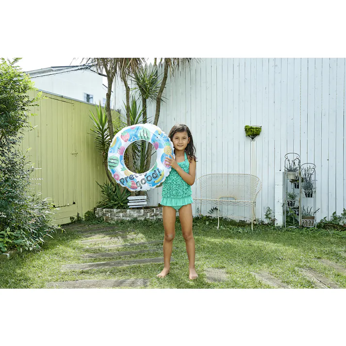 【かんたん空気栓採用浮輪 お子様用 ウキワ 浮き輪 うきわ プリティグッド ウキワ 浮き輪 うきわ60cm】 ビーチ 海 プール グッズ 水遊び 幼児 子供 男子 大人 女子 #4970134320168 イガラシ