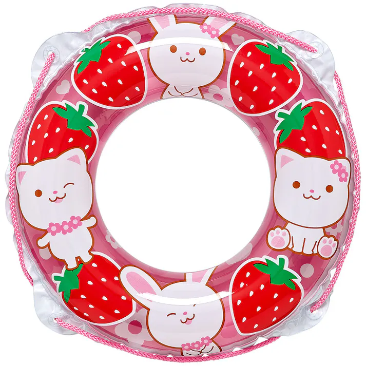 【お子様用 ウキワ 浮き輪 うきわ うさぎとねこ ウキワ 浮き輪 うきわ50cm】 ビーチ 海 プール グッズ 水遊び 幼児 子供 男子 大人 女子 #4970134320212 イガラシ