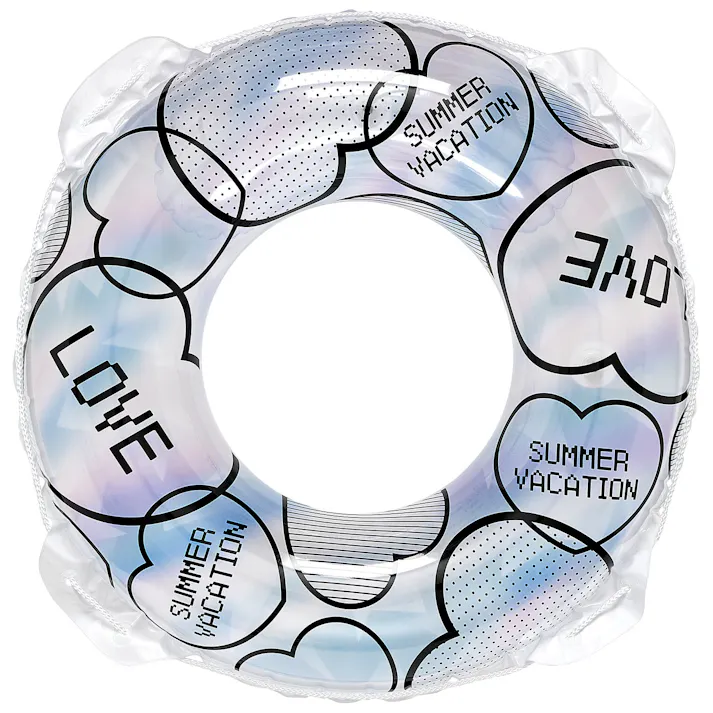 【中高生以上のティーンに最適!な浮輪 ハートライン ウキワ 浮き輪 うきわ80cm】 ビーチ 海 プール グッズ 水遊び 幼児 子供 男子 大人 女子 #4970134330198 イガラシ