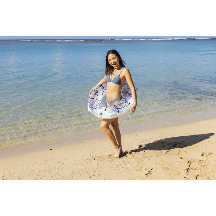 【中高生以上のティーンに最適!な浮輪 ハートライン ウキワ 浮き輪 うきわ80cm】 ビーチ 海 プール グッズ 水遊び 幼児 子供 男子 大人 女子 #4970134330198 イガラシ