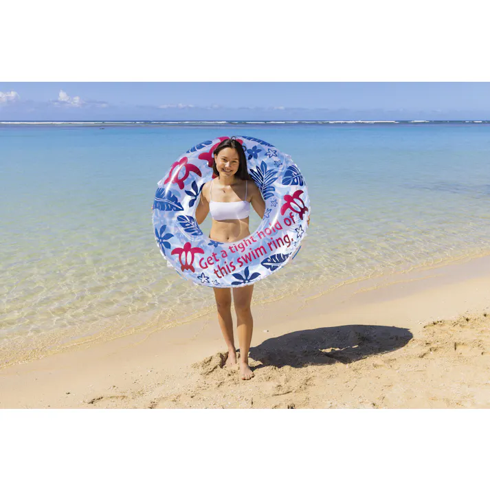 【男女問わず大人が使えるサイズの浮輪 ノースショア ウキワ 浮き輪 うきわ 120cm】 ビーチ 海 プール グッズ 水遊び 幼児 子供 男子 大人 女子 #4970134330259 イガラシ