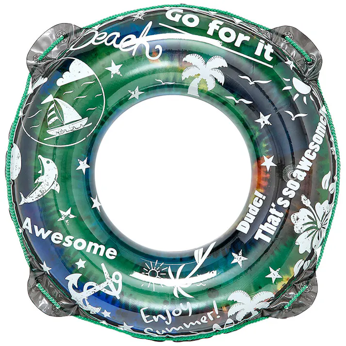 【お子様用 ウキワ 浮き輪 うきわ タイダイビーチ ウキワ 浮き輪 うきわ70cm】 ビーチ 海 プール グッズ 水遊び 幼児 子供 男子 大人 女子 #4970134330297 イガラシ