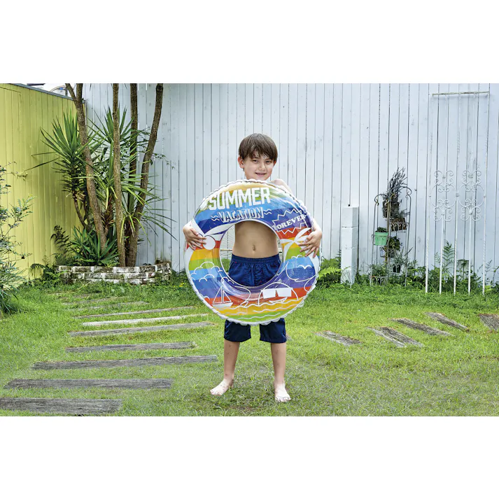【お子様用 ウキワ 浮き輪 うきわ ヴィンテージレインボー ウキワ 浮き輪 うきわ70cm】 ビーチ 海 プール グッズ 水遊び 幼児 子供 男子 大人 女子 #4970134330303 イガラシ
