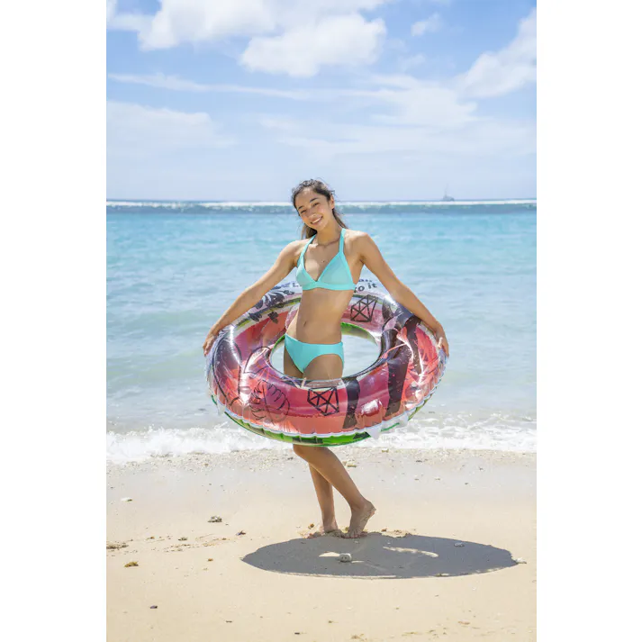 【男女問わず大人が使えるサイズの浮輪 スーパーサマー ウキワ 浮き輪 うきわ 120cm】 ビーチ 海 プール グッズ 水遊び 幼児 子供 男子 大人 女子 #4970134330556 イガラシ