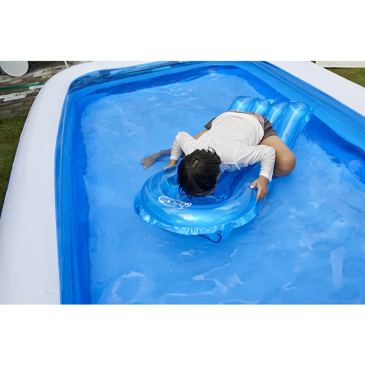 【波乗りをエンジョイ ピュアカラー窓付サーフ(ブルーベリー)】 ビーチ 海 プール グッズ 水遊び 幼児 子供 男子 大人 女子 #4970134350356 イガラシ