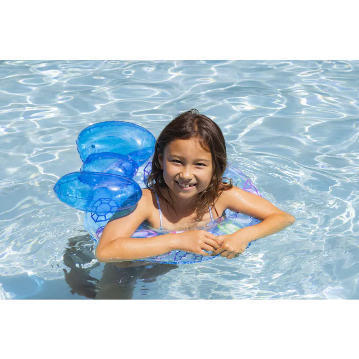 【お子様用 ウキワ 浮き輪 うきわ ジュエル ウキワ 浮き輪 うきわ55cm(リボン付)】 ビーチ 海 プール グッズ 水遊び 幼児 子供 男子 大人 女子 #4970134420301 イガラシ