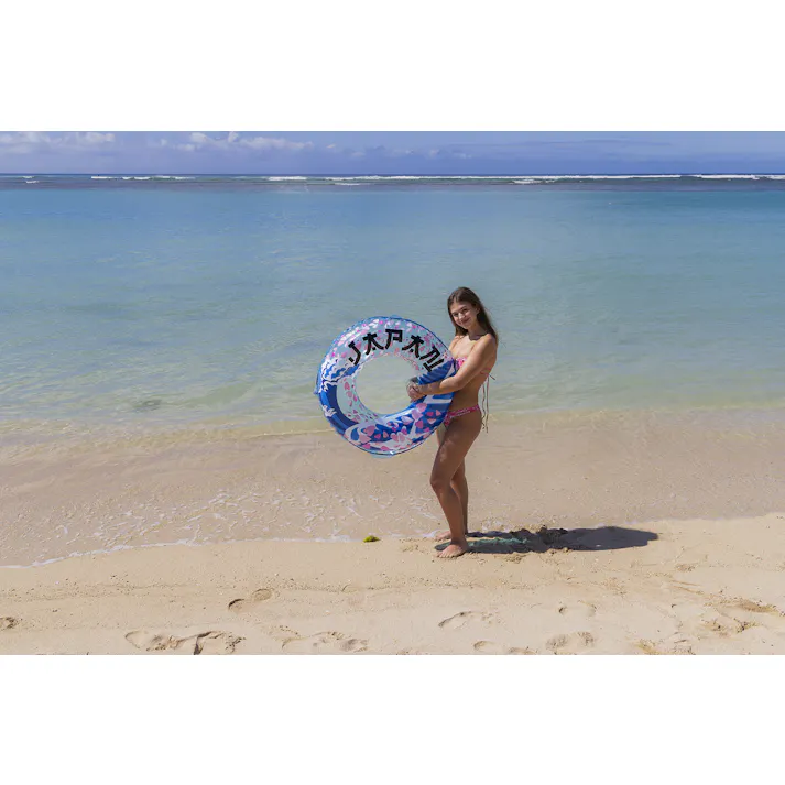 【男女問わず大人が使えるサイズの浮輪 ジャパン ウキワ 浮き輪 うきわ90cm】 ビーチ 海 プール グッズ 水遊び 幼児 子供 男子 大人 女子 #4970134430539 イガラシ