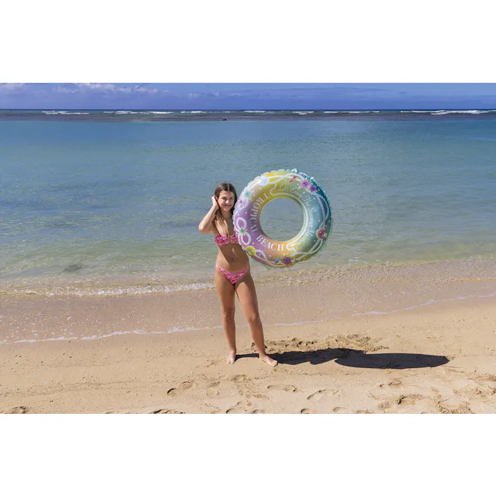 【男女問わず大人が使えるサイズの浮輪 スターフィッシュキワ90cm】 ビーチ 海 プール グッズ 水遊び 幼児 子供 男子 大人 女子 #4970134430553 イガラシ