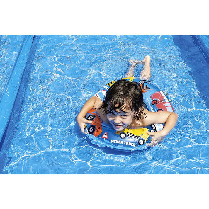 【お子様用 ウキワ 浮き輪 うきわ ワーキングカー ウキワ 浮き輪 うきわ55cm】 ビーチ 海 プール グッズ 水遊び 幼児 子供 男子 大人 女子 #4970134520339 イガラシ