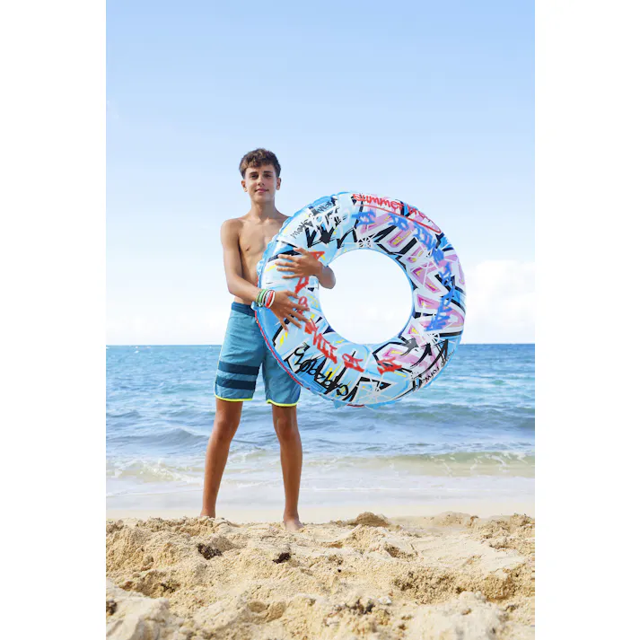 【男女問わず大人が使えるサイズの浮輪 プレイタイム ウキワ 浮き輪 うきわ 100cm】 ビーチ 海 プール グッズ 水遊び 幼児 子供 男子 大人 女子 #4970134530420 イガラシ