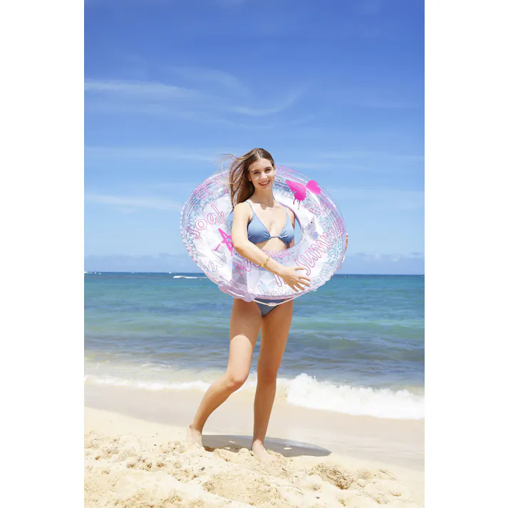 【男女問わず大人が使えるサイズの浮輪 バタフライ ウキワ 浮き輪 うきわ 100cm】 ビーチ 海 プール グッズ 水遊び 幼児 子供 男子 大人 女子 #4970134530437 イガラシ