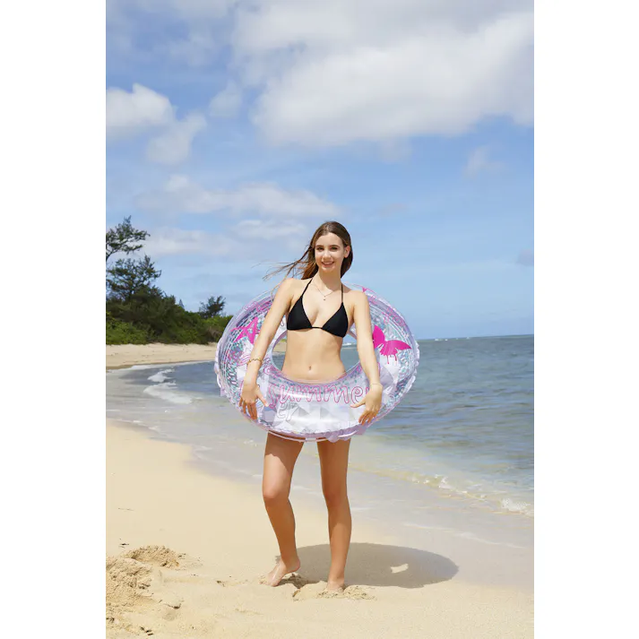 【男女問わず大人が使えるサイズの浮輪 バタフライ ウキワ 浮き輪 うきわ 100cm】 ビーチ 海 プール グッズ 水遊び 幼児 子供 男子 大人 女子 #4970134530437 イガラシ