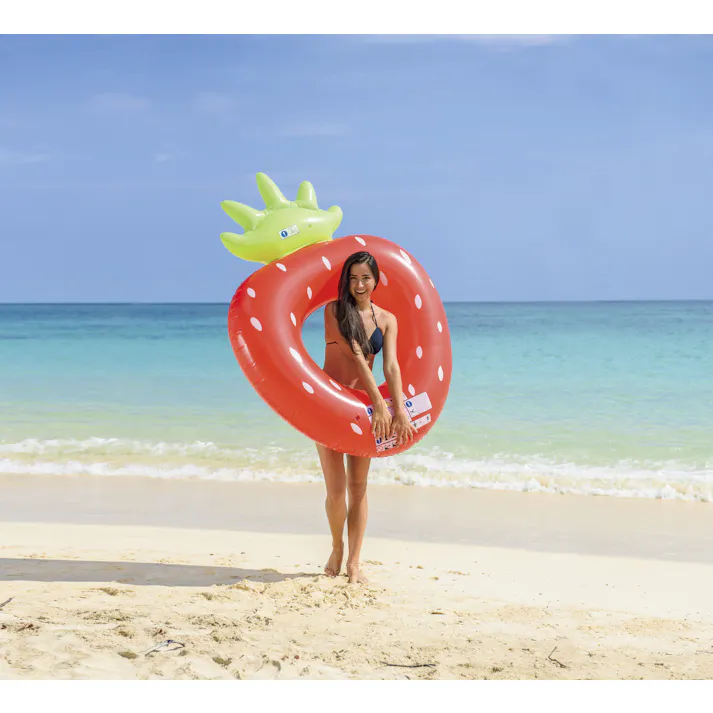 【ジャンボ ストロベリー フロート リング】 直輸入海外ブランドフロート JILOng #6920388633192 イガラシ