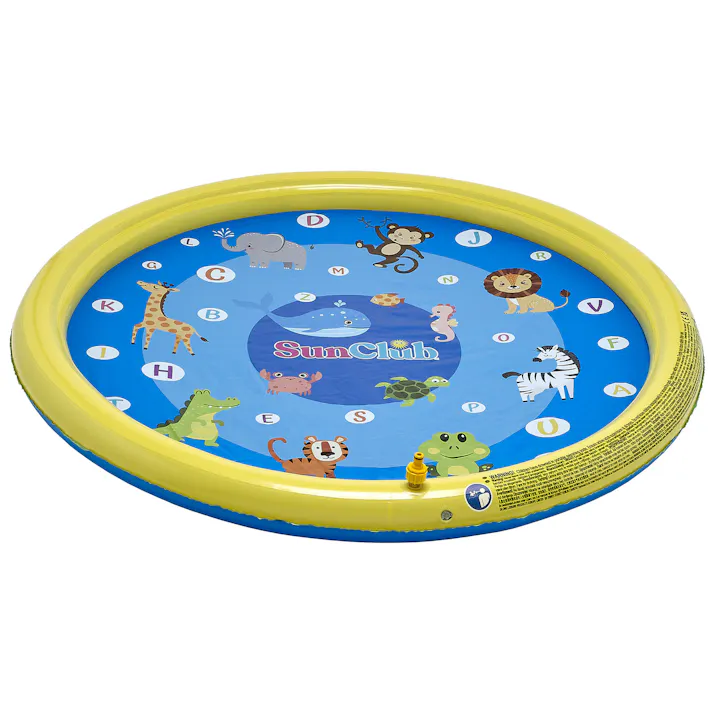 【噴水マット ラウンドスプレイプール】 直輸入海外ブランドフロート JILOng #6920388685474 イガラシ