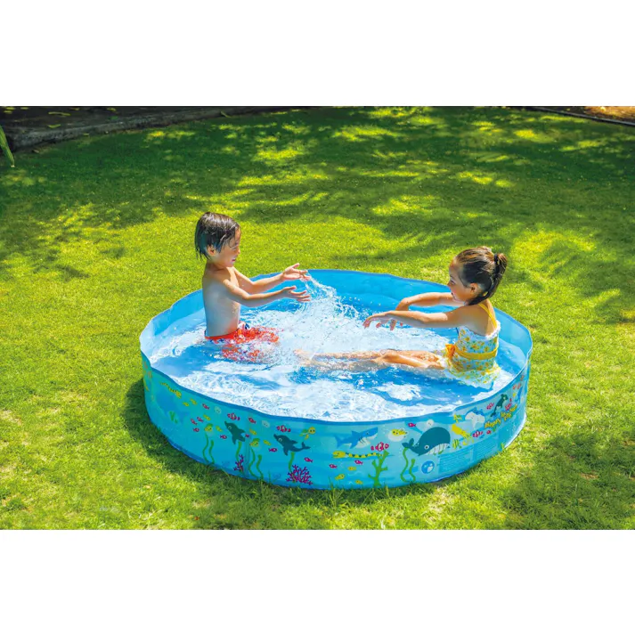 【空気注入不要!簡単組立式プール ガーデンプール150cm】 直輸入海外ブランドフロート JILOng #6920388687973 イガラシ