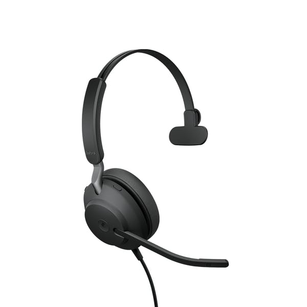 Jabra USBヘッドセット USB-C/A 片耳 MS認定「Jabra Evolve2 40 SE MS Mono イヤホン・ヘッドホン Jabra USBヘッドセット USB-C/A 片耳 MS認定「Jabra Evolve2 40 SE MS Mono イヤホン・ヘッドホン