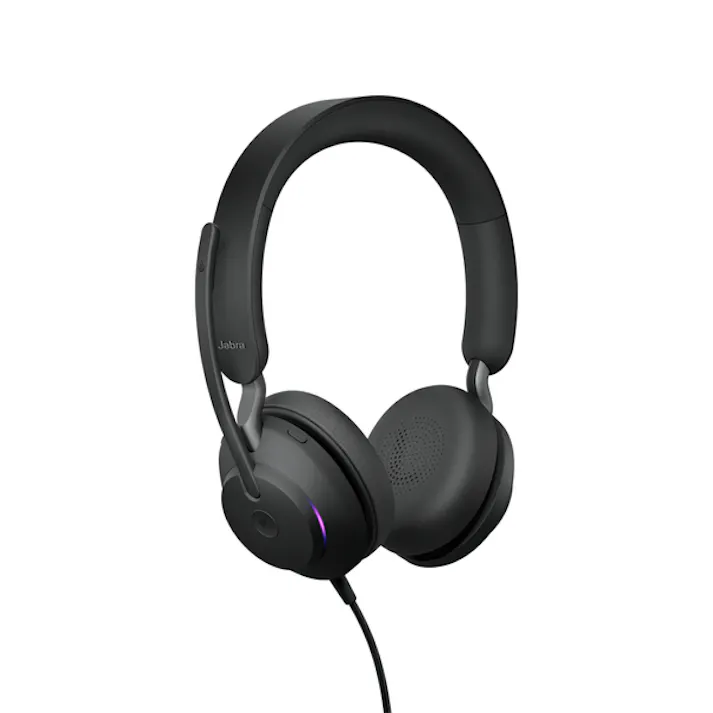 Jabra USBヘッドセット USB-C/A 両耳 MS認定「Jabra Evolve2 40 SE MS Ster