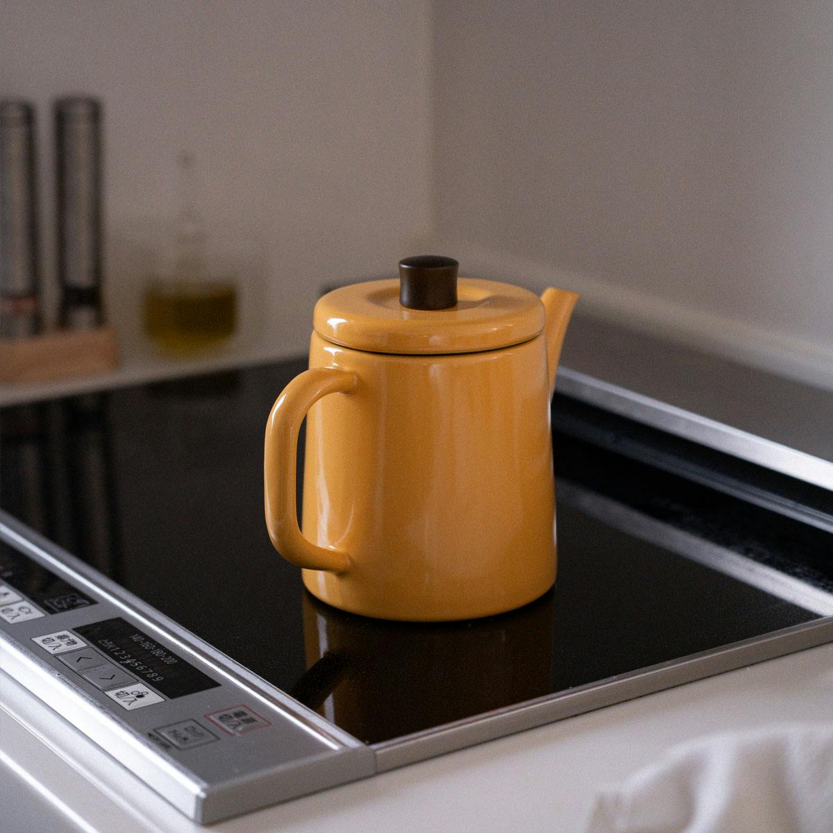 野田琺瑯 ポトル 1.5L ガス火 IH対応【ホーロー やかん ケトル 直火