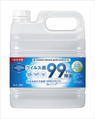 ウィルナックススプレーつめかえ用4L 大容量 #4975292800484 (mk-hrm) 消毒液 ウィルナックススプレーつめかえ用4L 大容量 #4975292800484 (mk-hrm) 消毒液